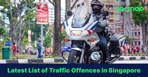 singapore fines list|Traffic Offences in Singapore: Demerit Points & Traffic  .
